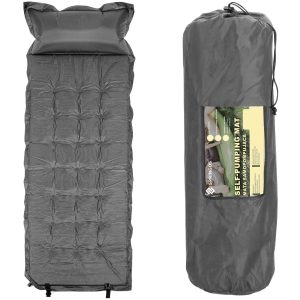 Pašuzpildošais tūrisma paklājs Springos PM053 193 cm ar spilvenu un pārvalku